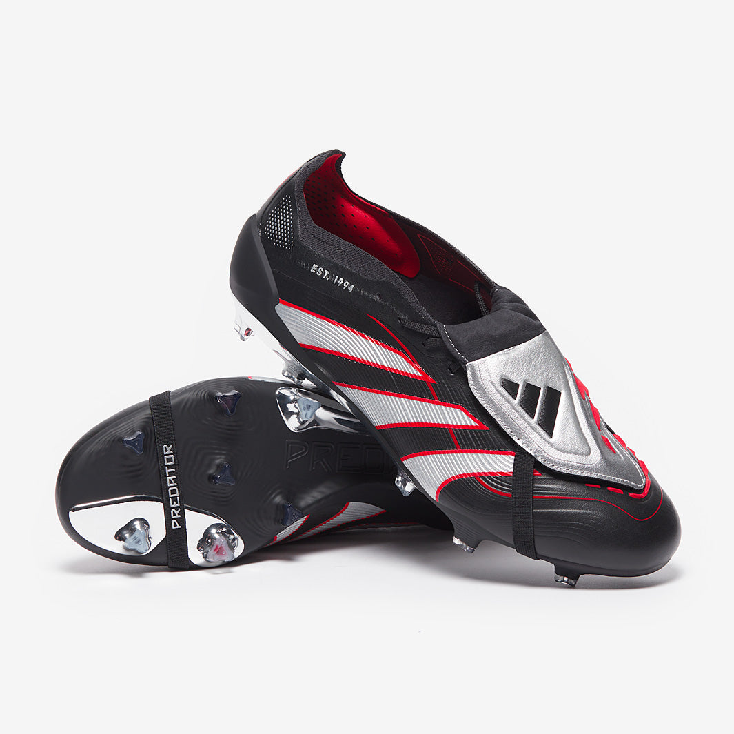 adidas Predator Elite Tongue Leather Firm Ground - Core Black