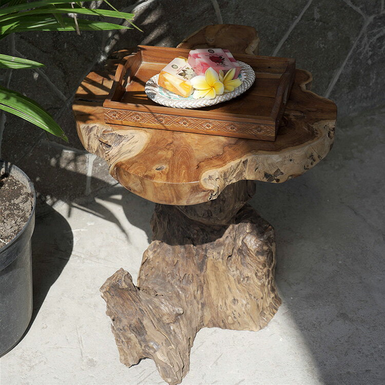 楽天市場】切り株 テーブル（素材（インテリア）木）（インテリア