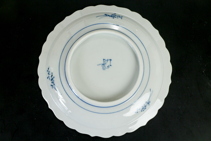 楽天市場】九谷焼 5.5号皿揃 双輪文牡丹唐草/山本長左（宮内庁御用窯