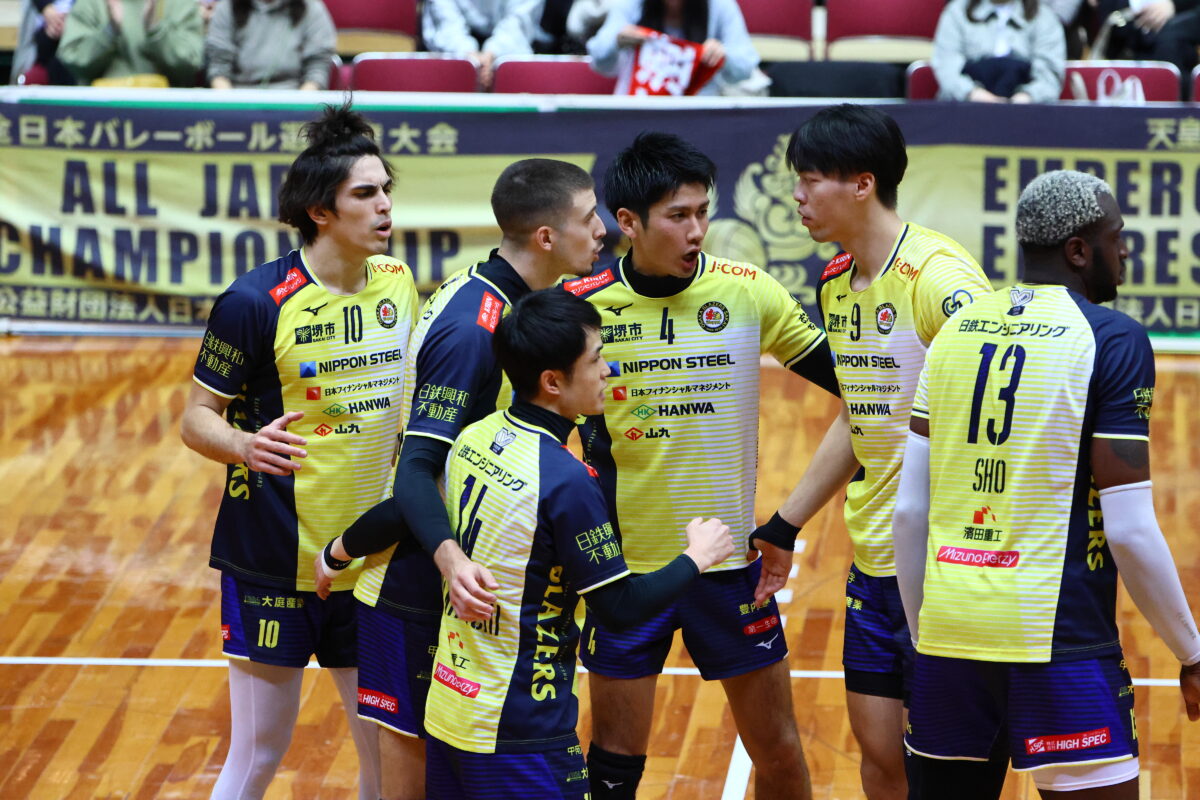 日本製鉄堺ブレイザーズが2/1、2/2にホームで行われるヴォレアス戦で