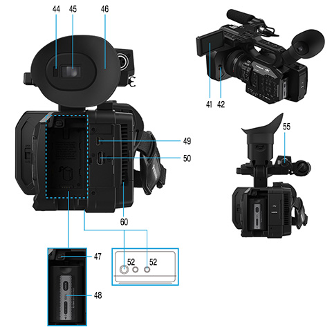 HC-X20】 Panasonic デジタル4Kビデオカメラ ｜ ビデオカメラ