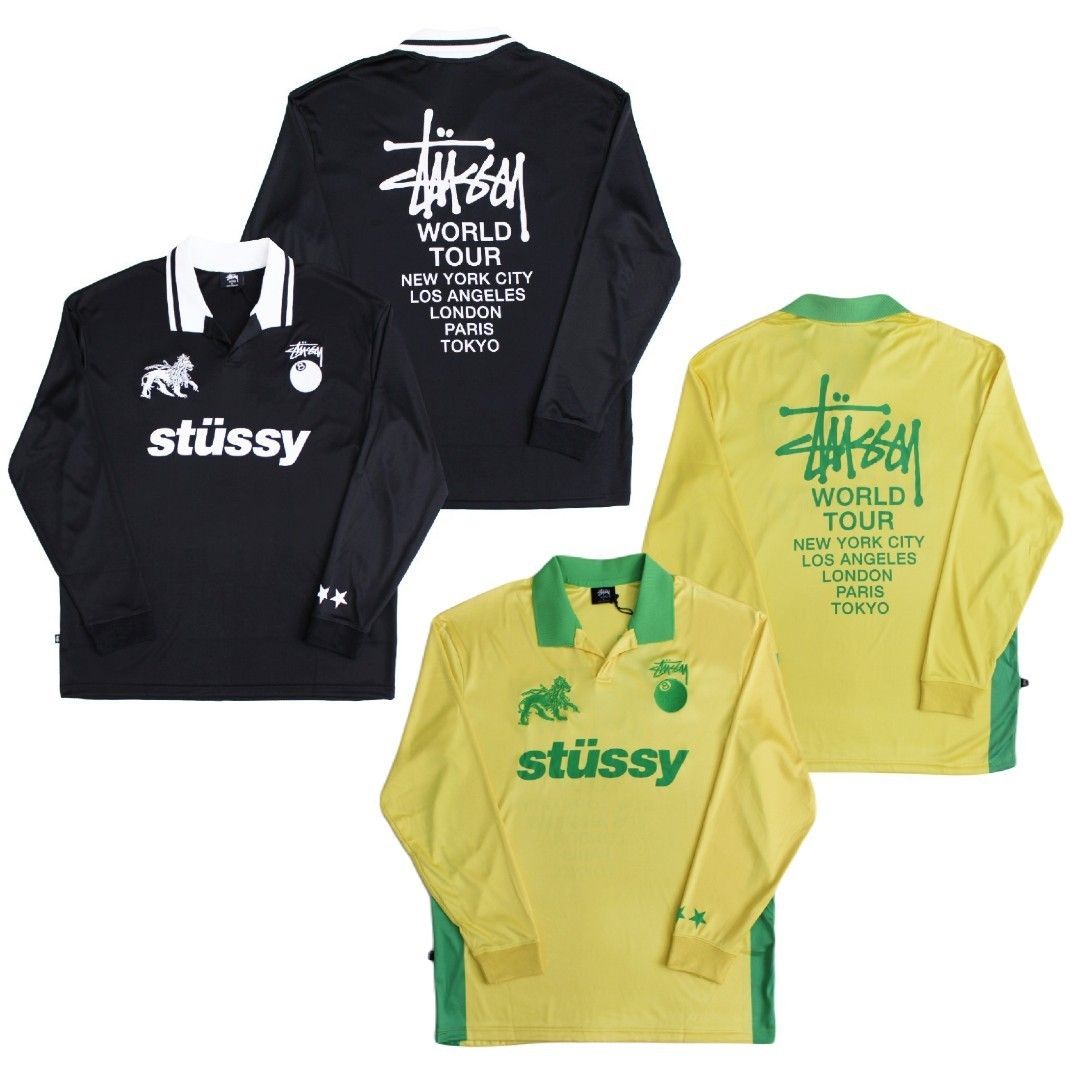 STUSSY FOOTBALL L/S TEE ゲームシャツ ジャージ ロンTEE (STUSSY/T