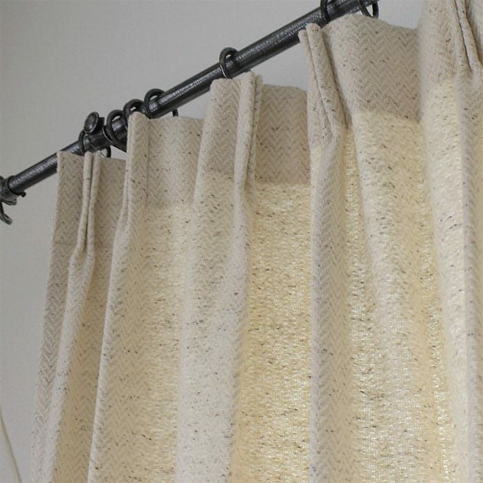 ヘリンボーン柄のジャガード織りカーテン | カーテン通販専門店カーテンズ