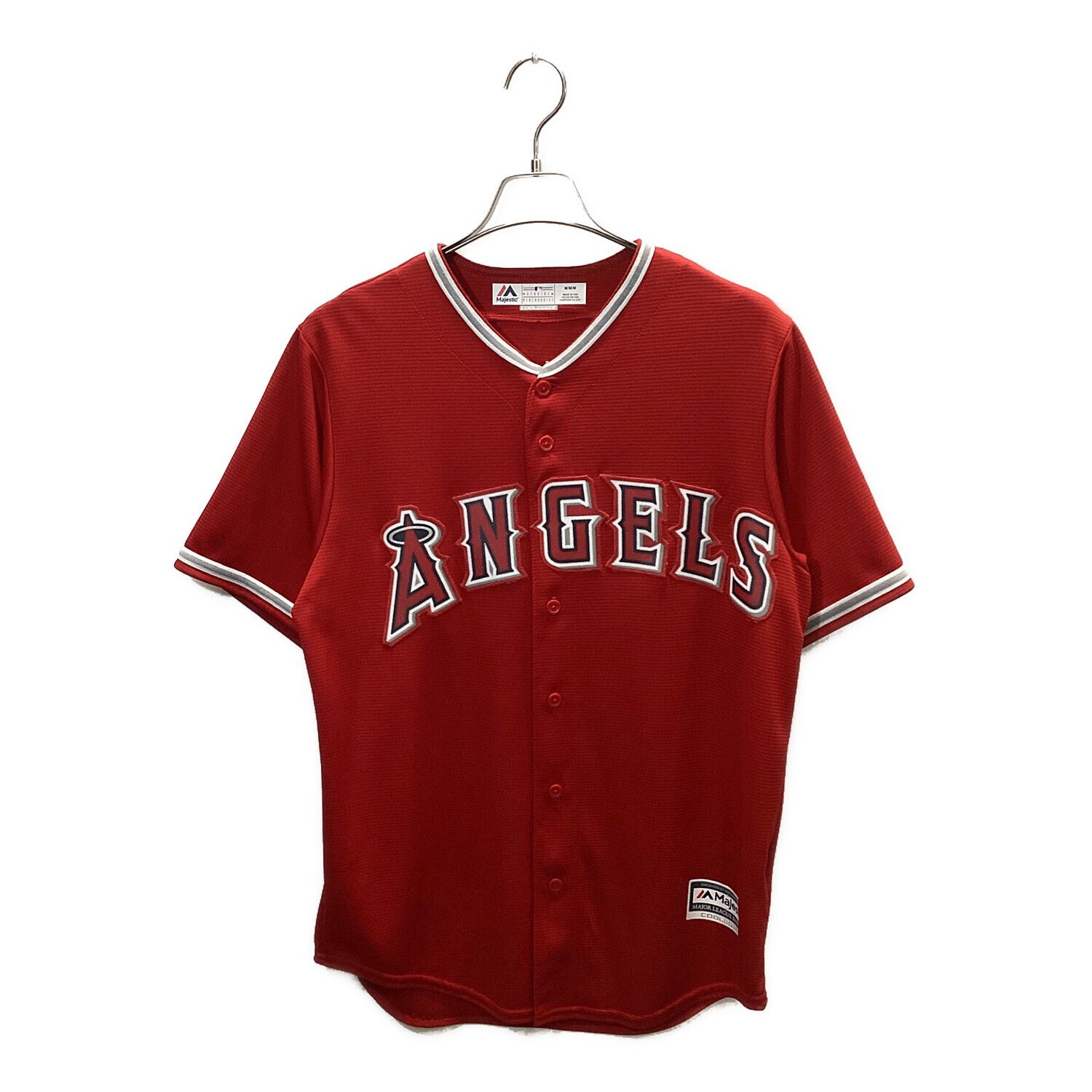 ロサンゼルス・エンゼルス 応援グッズ Mサイズ レッド Majestic