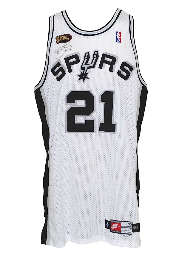 1999 Tim Duncan San Antonio Spurs NBA Finals Game-Used