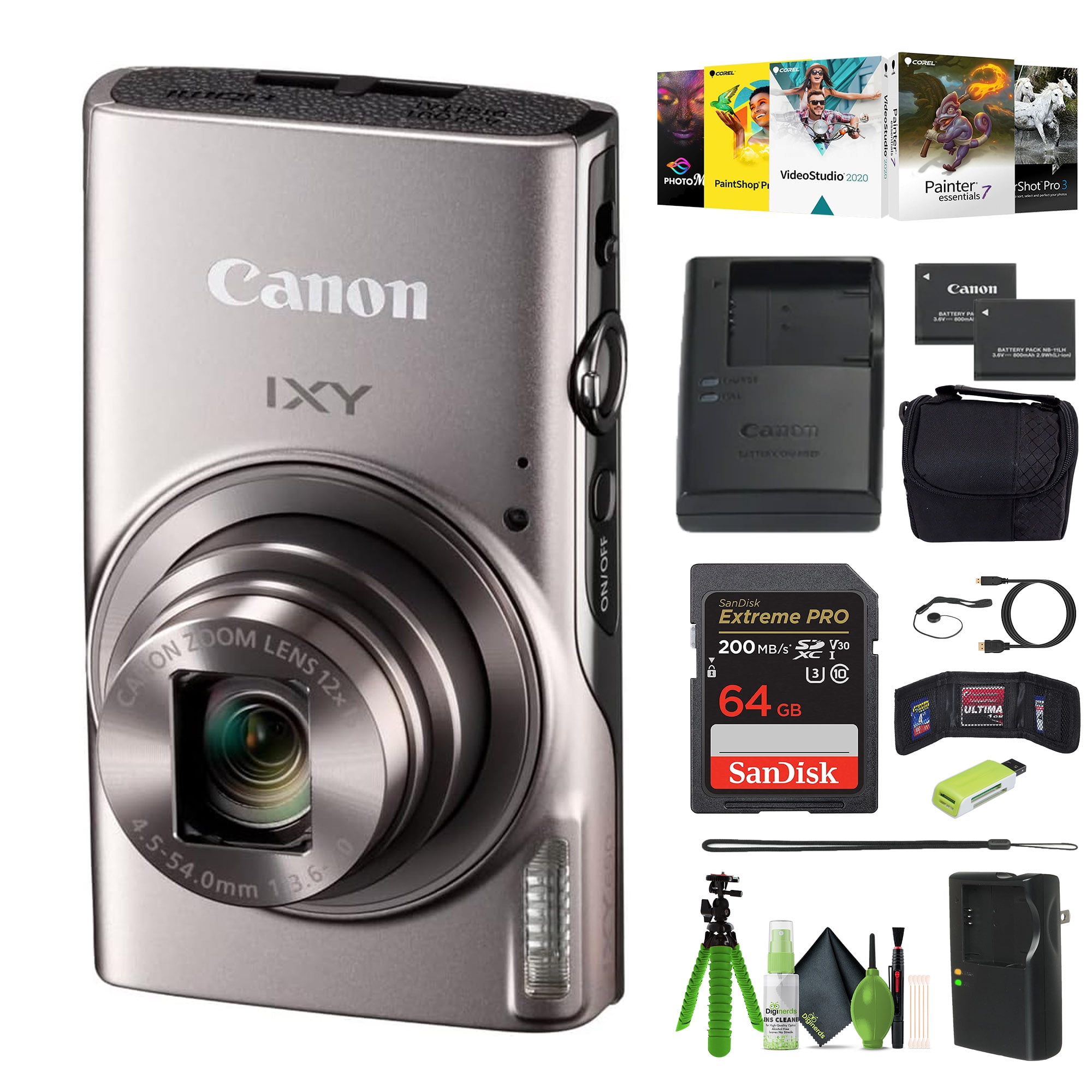 Canon IXY 650 12x Optical Zoom 20.3 MP CMOS sensor Compact Digital