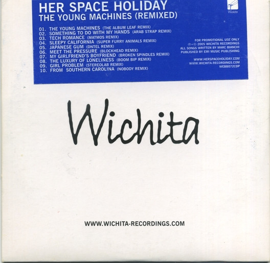 Her Space Holiday – The Young Machines Remixed – CD (Card Sleeve