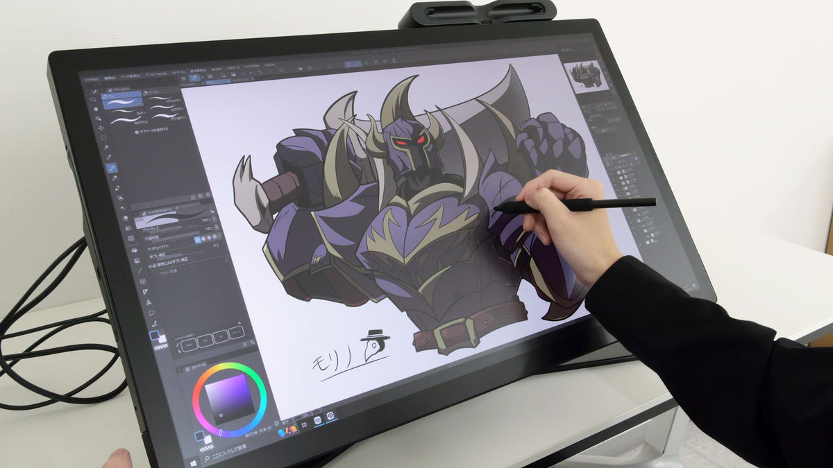 プロに「いつも以上の描き心地」と言わしめるワコムの4K・27インチ液