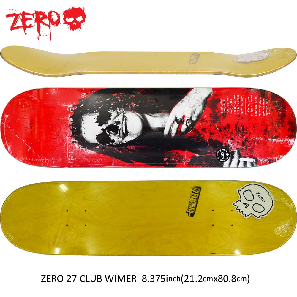 楽天市場】ゼロ スケボー デッキ │8.375インチ│ ZERO Skateboards
