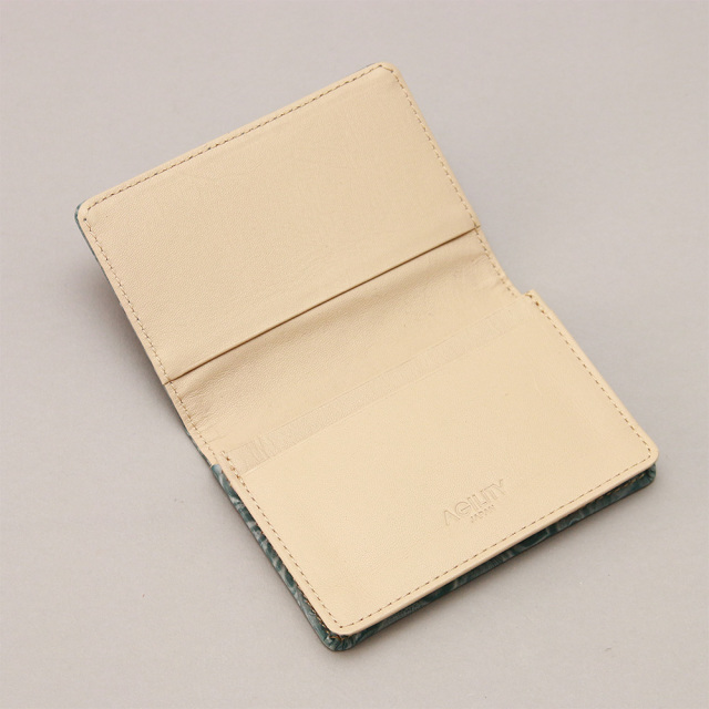 アプリコ』(全5色)ルビナス/約80枚収納できる本革製名刺入れ カード