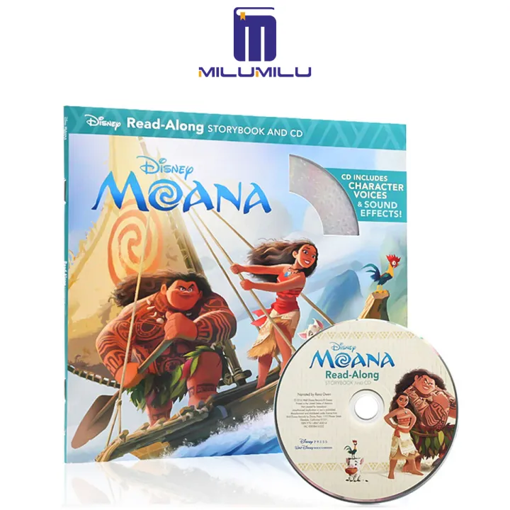 Disney Moana Read along (Book+CD) Paperback Original English Books