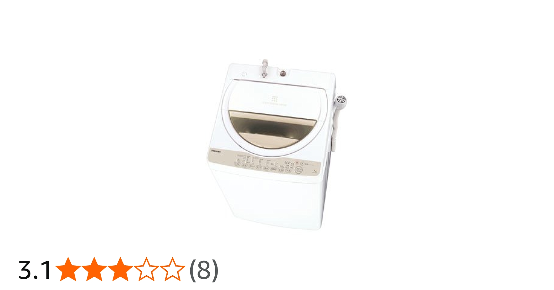 Amazon.co.jp: 東芝 全自動洗濯機 グランホワイト 7kg AW-7G3(W) AW