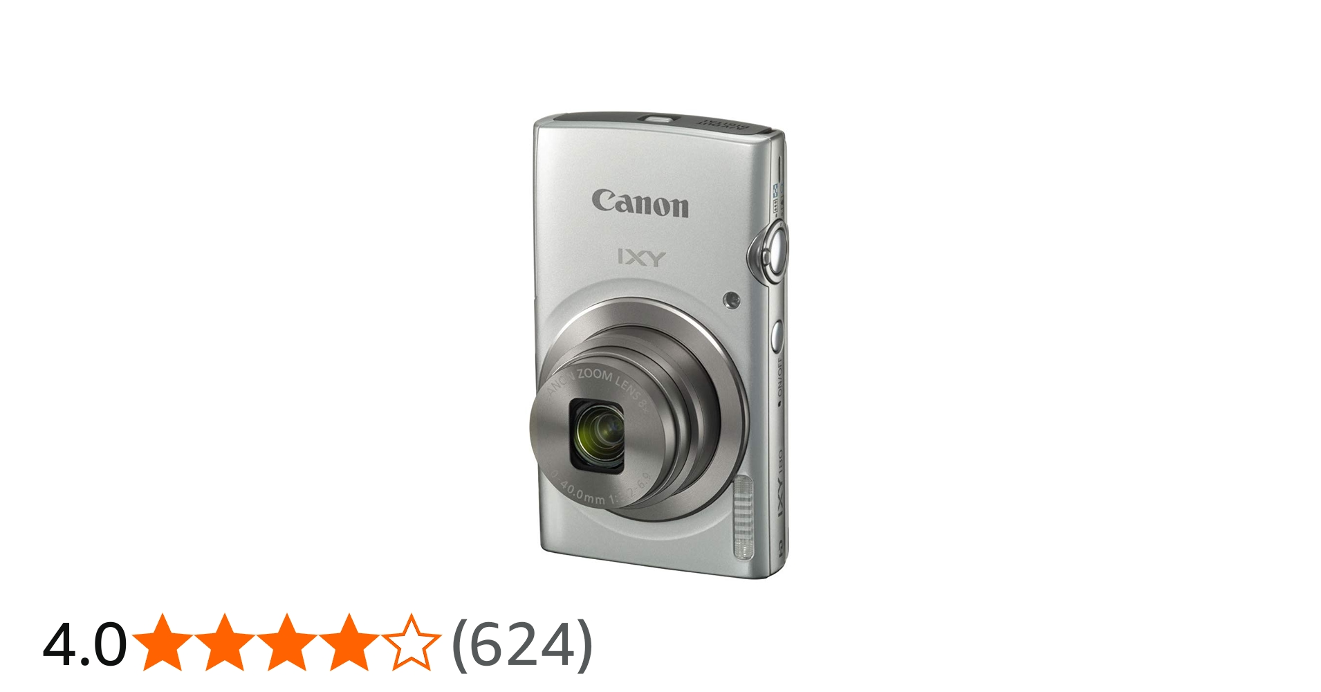 Amazon | Canon デジタルカメラ IXY 180 シルバー 光学8倍ズーム