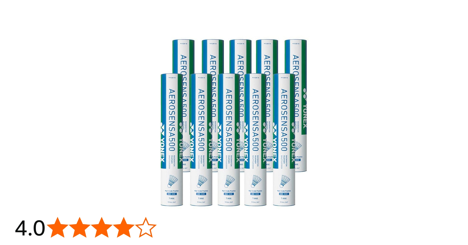 Amazon | ヨネックス YONEX バドミントンシャトルコック エアロセンサ