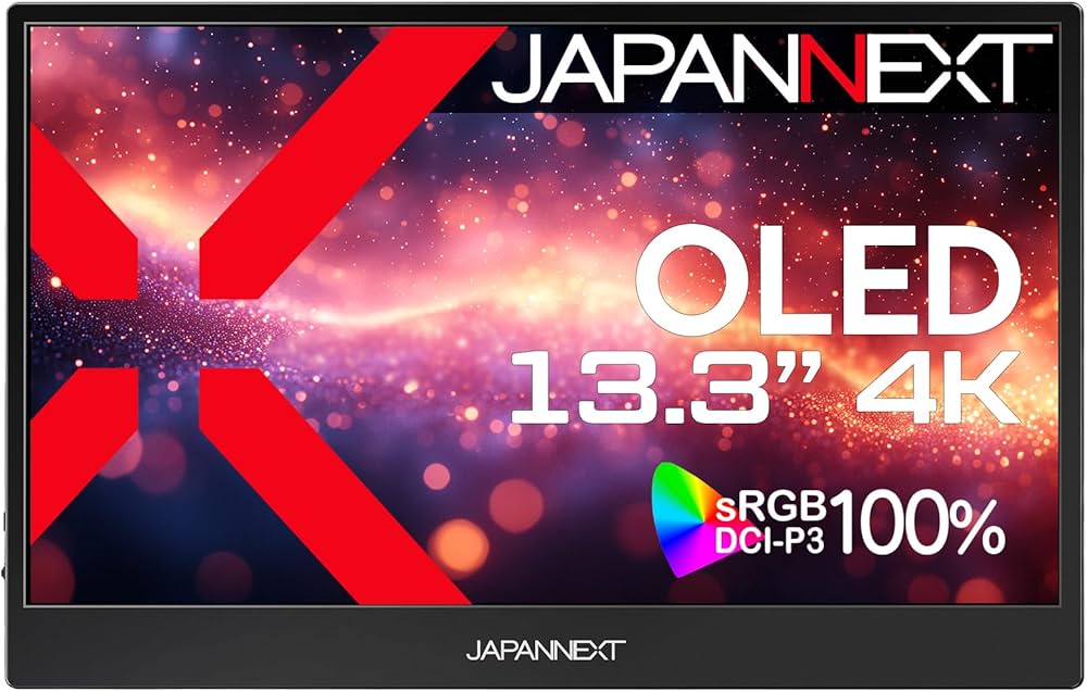 Amazon.co.jp: JAPANNEXT 13.3インチ 有機EL(OLED)パネル搭載 4K