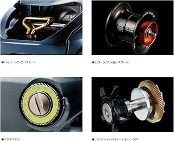 Amazon.co.jp: ダイワ(DAIWA) ベイトリール ジリオン SV TW 1016SV-XXH