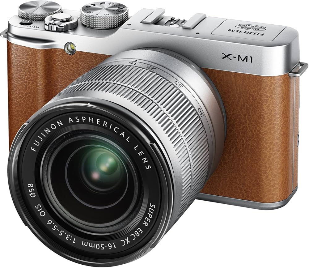 Amazon | FUJIFILM ミラーレス一眼 レンズキット ブラウン X-M1BW