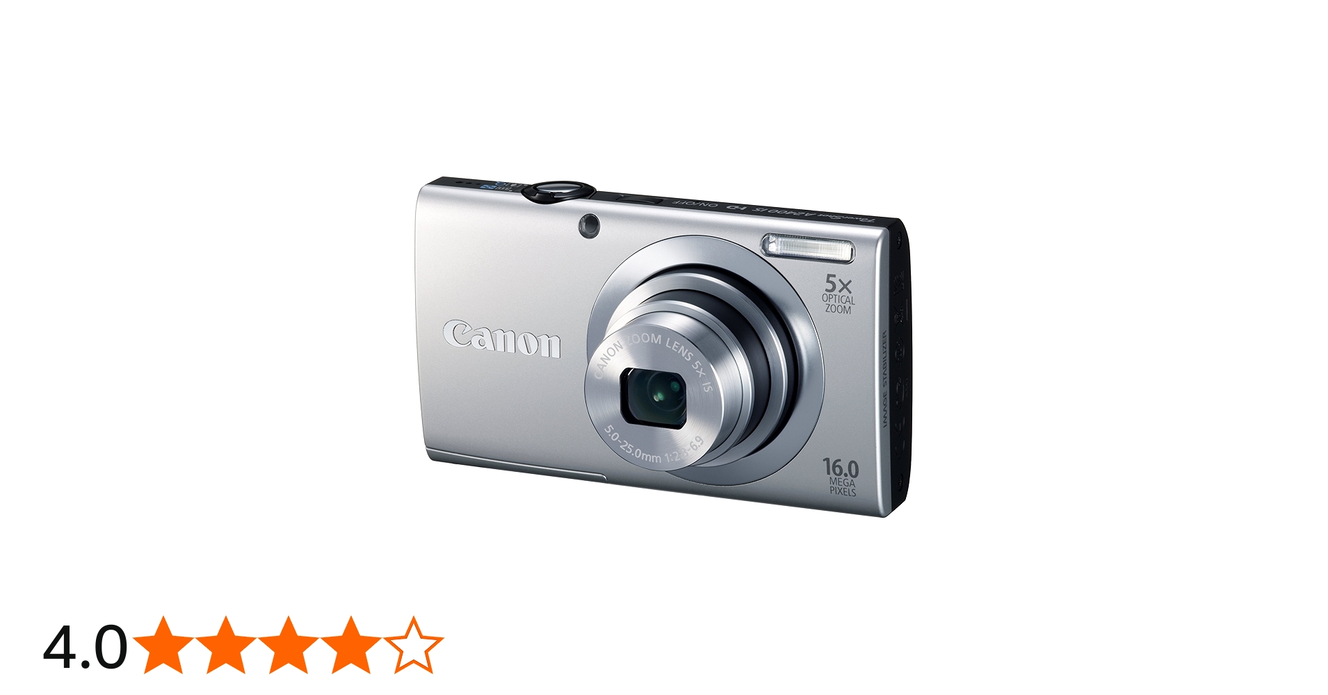Amazon | Canon デジタルカメラ PowerShot A2400IS シルバー 1600万