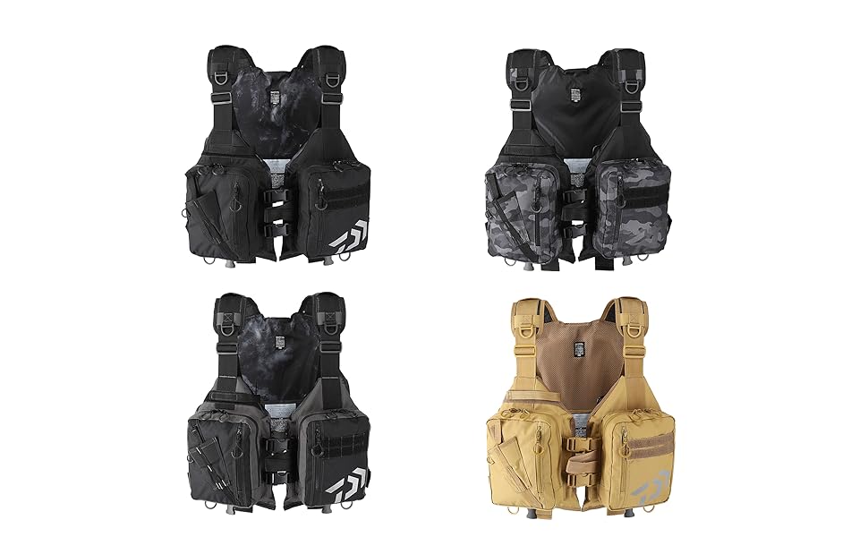 Amazon | ダイワ(DAIWA) ライトフロートゲームベスト ブラック フリー