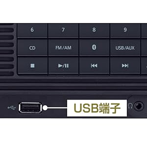 Amazon.co.jp: パナソニック ポータブルステレオCDシステム AUX