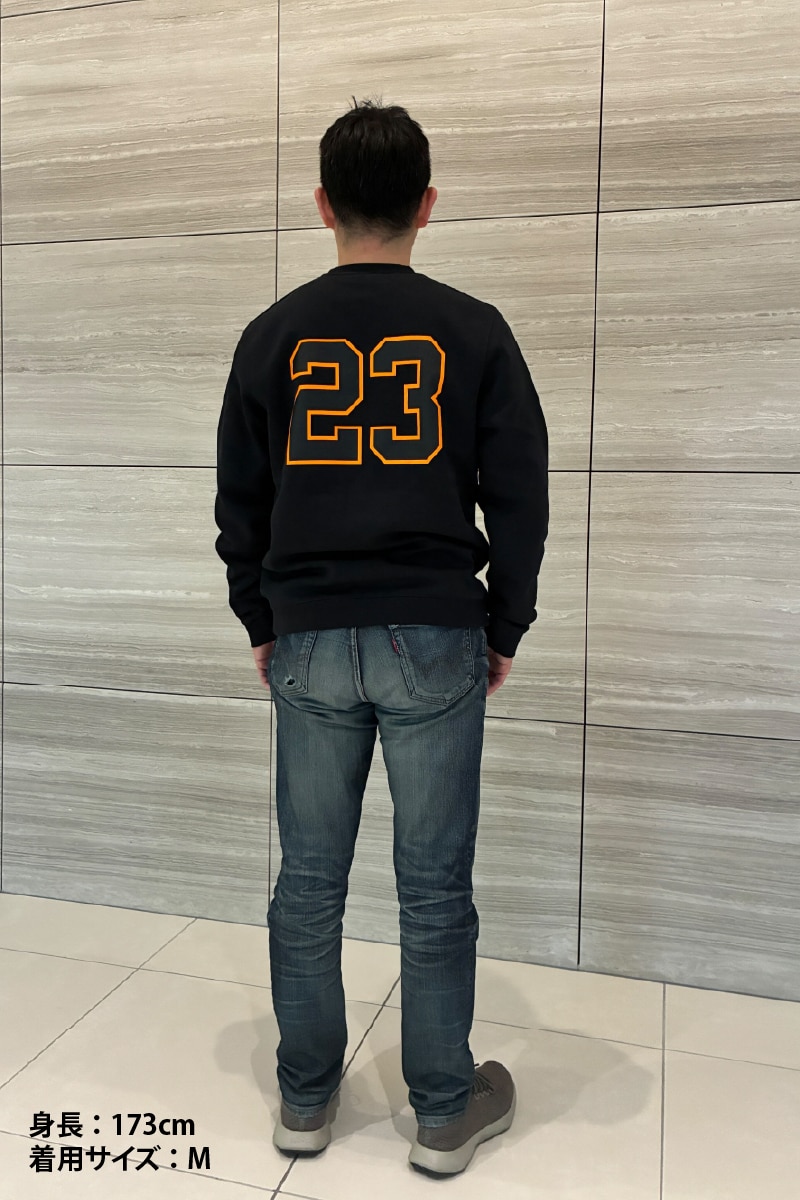 読売ジャイアンツ ナイキ ブラック GIANTS 背番号 コットン クルー