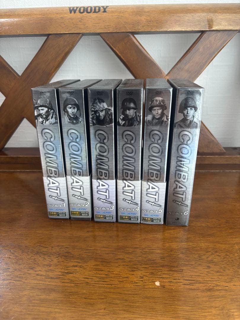 コンバット! 誕生50周年記念! DVD BOX 1〜6 コンバット！誕生50周年記念DVDBOX全1〜6巻(3〜6巻は新品未開封)39枚