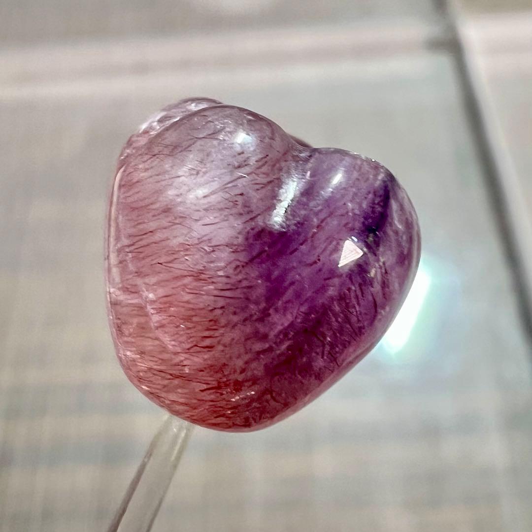 高品質　ゲーサイトインクォーツ　いちご粒売り　スーパーセブン　ビーズ　3 楽天市場】スーパーセブン6～6.5ミリ玉(5A)1粒売り スーパーセブン