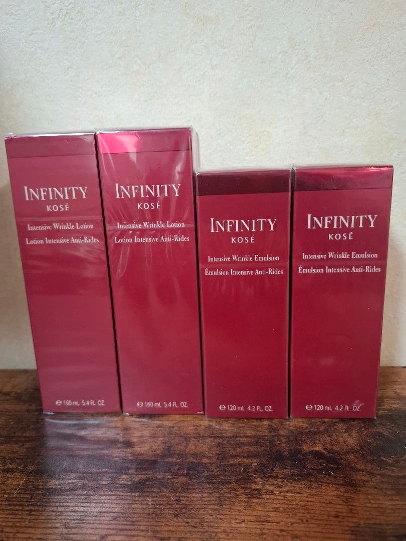 INFINITY インテンシブリンクルローション・エマルジョン４本セット インフィニティ インテンシブ リンクル ローション