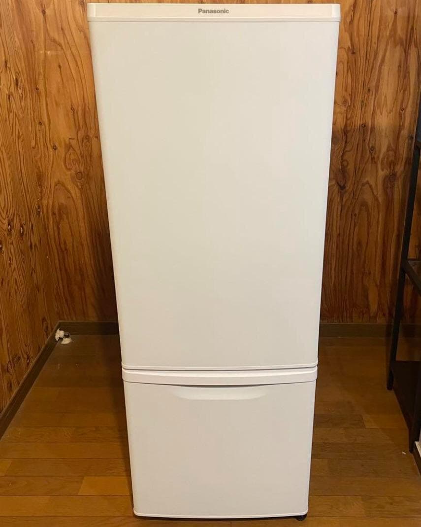 rm【中古品】Panasonic冷蔵庫(ホワイト) 中古】パナソニック Panasonic 2021年製 右開き ナノイーX スリム 5
