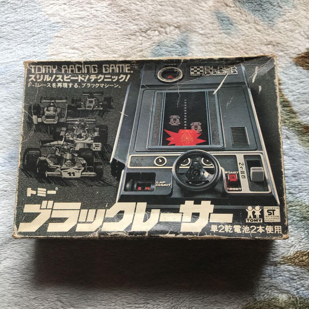 超貴重　1978年　TOMY ブラックレーサー Amazon.co.jp: 昭和レトロ トミーTOMY ブラックレーサー完品 エレメカ