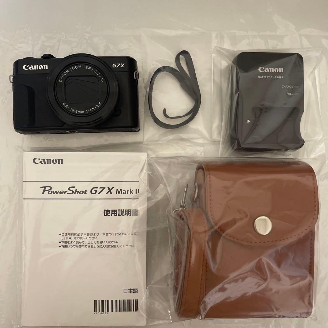 Canon PowerShot G7 X Mark II本体 Amazon.com : Canon PowerShot G7 X Mark II Digital Camera (Black