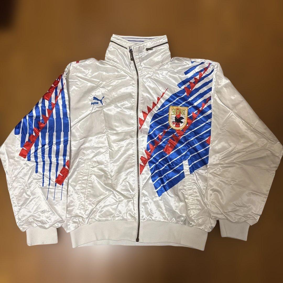 【希少】 サッカー日本代表 ウィンドブレーカー ドーハの悲劇 puma セット 楽天市場】プーマ PUMA 一枚生地 薄手プルオーバー ウインドブレーカー