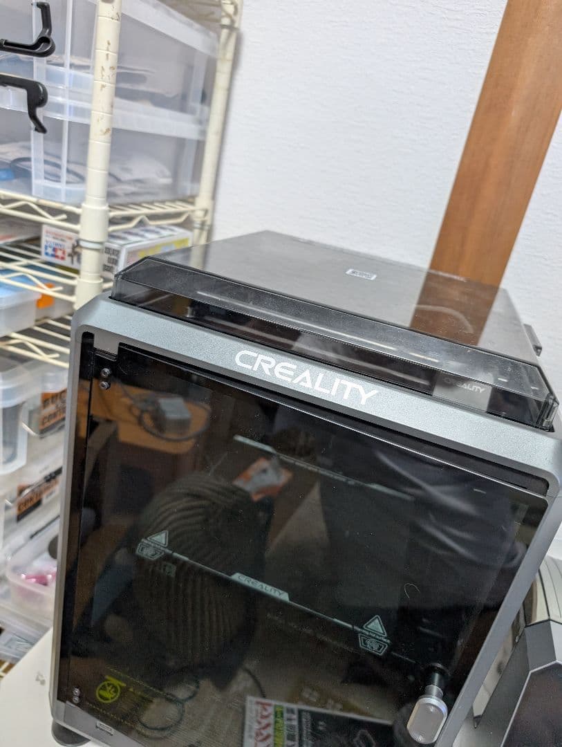 CREALITY K1C 3Dプリンター 本体　と ドライヤー　と　予備ノズル Creality K1C 3Dプリンター 印刷 速度600mm/s 本体 家庭用 高速 AI