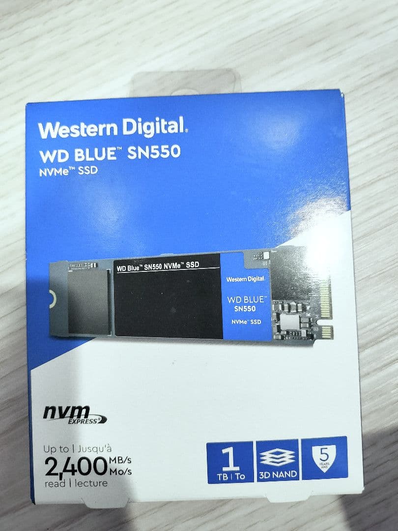 内蔵型SSD WD BLUE SN550 1TB NVMe SSD ウエスタンデジタル、「WD Blue SN550 NVMe SSD」を発表 | サン