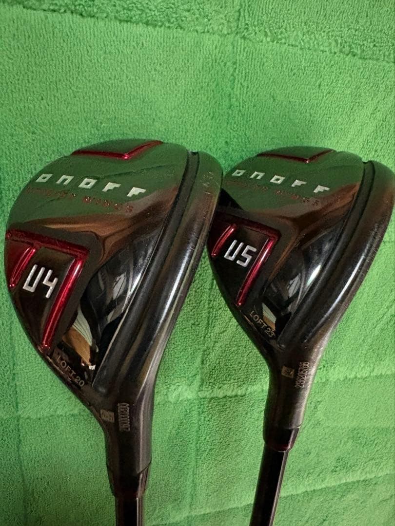 オノフ AKA 2022アカ/ユーティリティ/4U 5U/2本セット/SR オノフ ユーティリティウィングス アカ, ONOFF