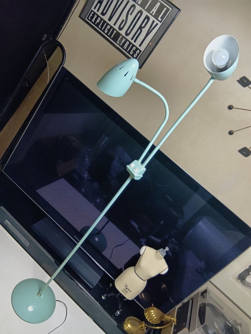 1980's　インダストリアル　ミッドセンチュリーモダン　ツイン　フロアランプ 楽天市場】【3/5まで！全品10％OFFクーポン配布中】 フロアライト 間接