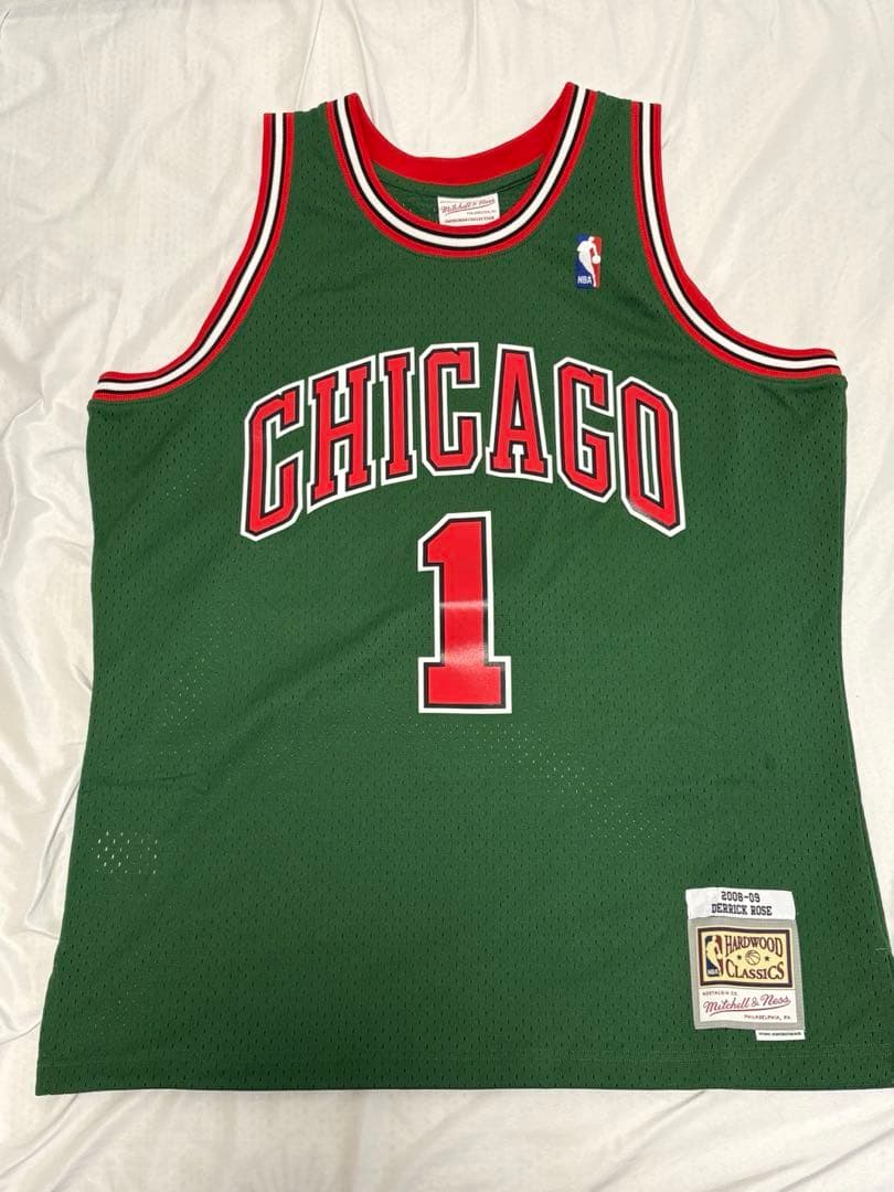 Chicago Bulls Derrick Rose 1 ユニフォーム Chicago Bulls NBA Adult XL Jersey Adidas Derrick Rose #1 Style