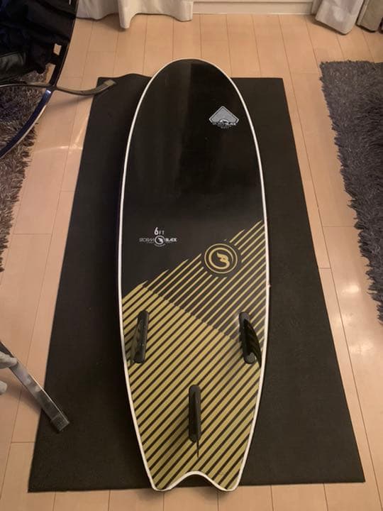 stormblade 6ft サーフボード. 手渡しのみ フィンを付けます STORMBLADE ストームブレード ソフトボード 5ft6 SWALLOW TAIL 5'6 TRI
