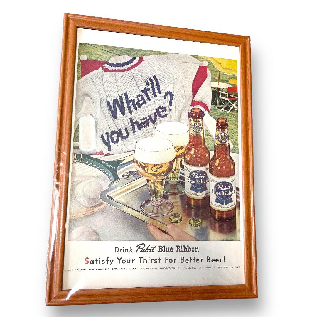 希少品！ Pabst Blue Ribbon パブストブルーリボン 雑誌 広告 楽天市場】パブストブルーリボン/Pabst Blue Ribbon ビン・瓶 アメリカ