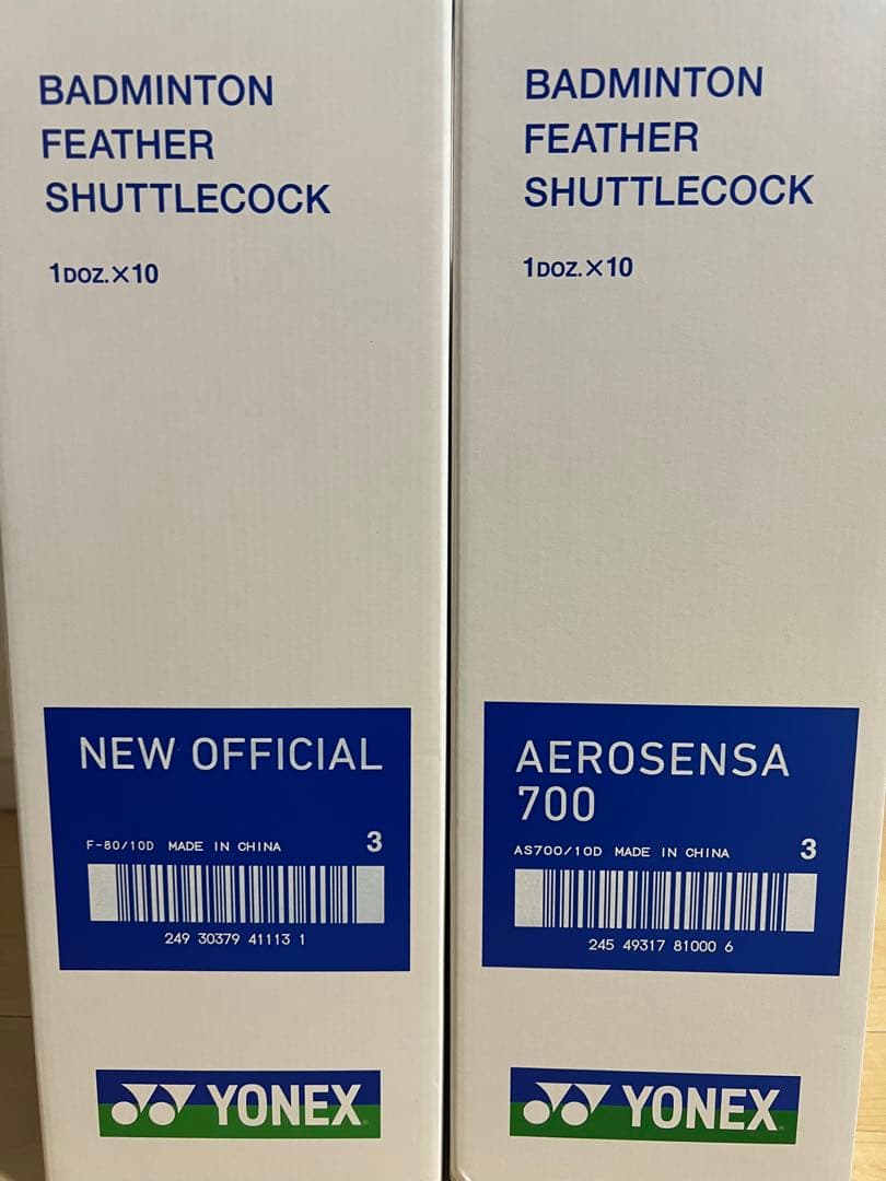 ニューオフシャル、エアロセンサ700 3番 YONEXバドミントンシャトル YONEX（ヨネックス） エアロセンサ700 バドミントン シャトル 1ダース