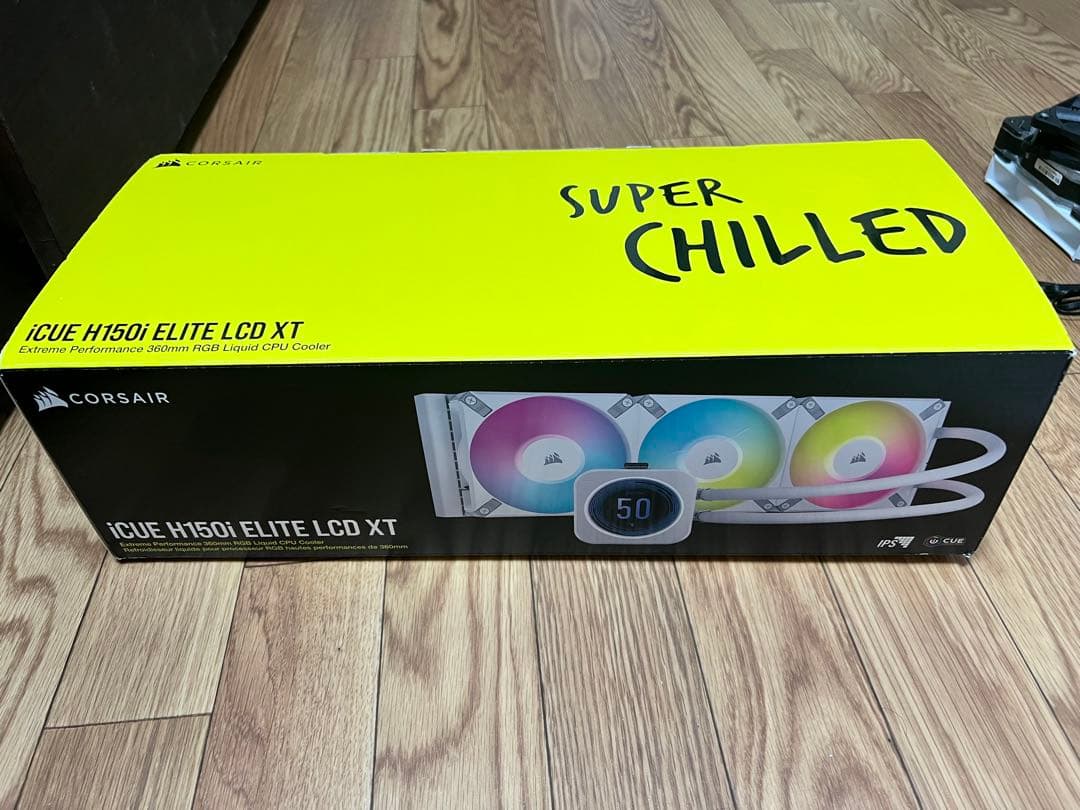 Corsair H150i Elite Capellix XT（元LCDモデル） iCUE H150i ELITE CAPELLIX XT Liquid CPU Cooler, White