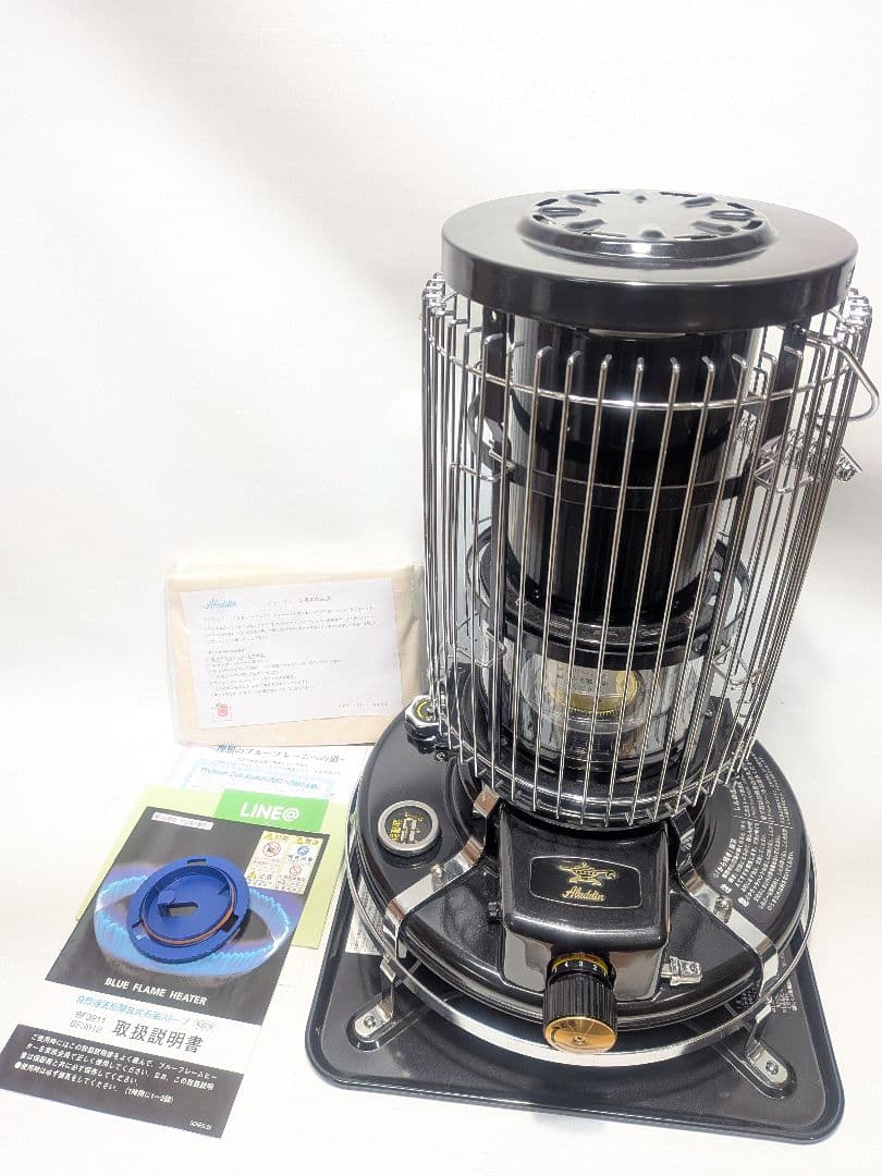 未使用☆アラジン(Aladdin)石油ストーブ ブルーフレーム BF3912-K アラジン（Aladdin） キャンプ用品 石油ストーブ 灯油 暖房器具 日本製