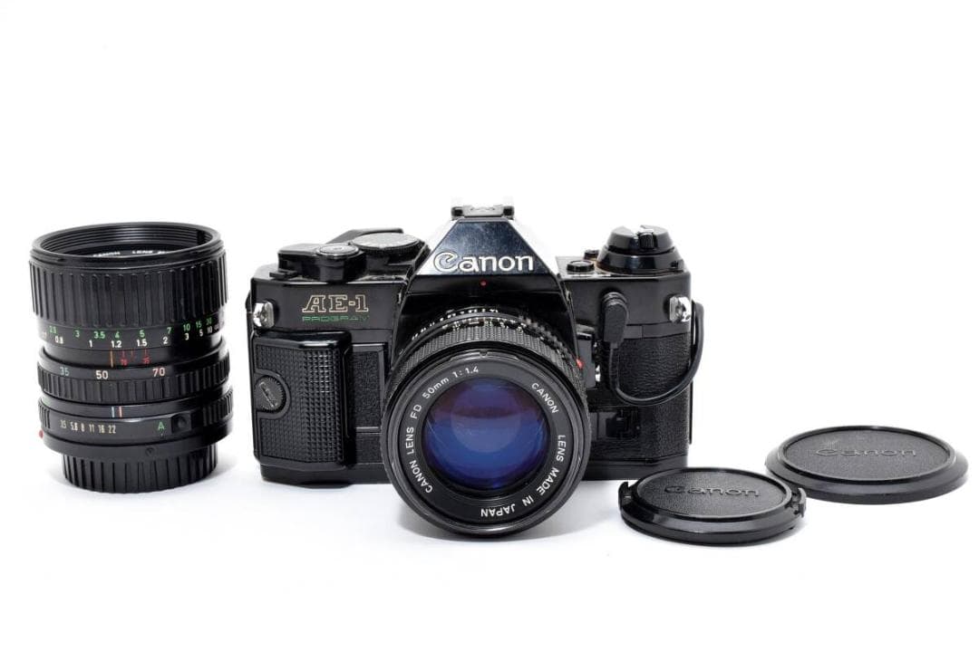 【外観光学美品】Canon AE-1 PROGRAM ブラック レンズセット 美品 Canon AE-1 PROGRAM レンズセット 9599 - メルカリ