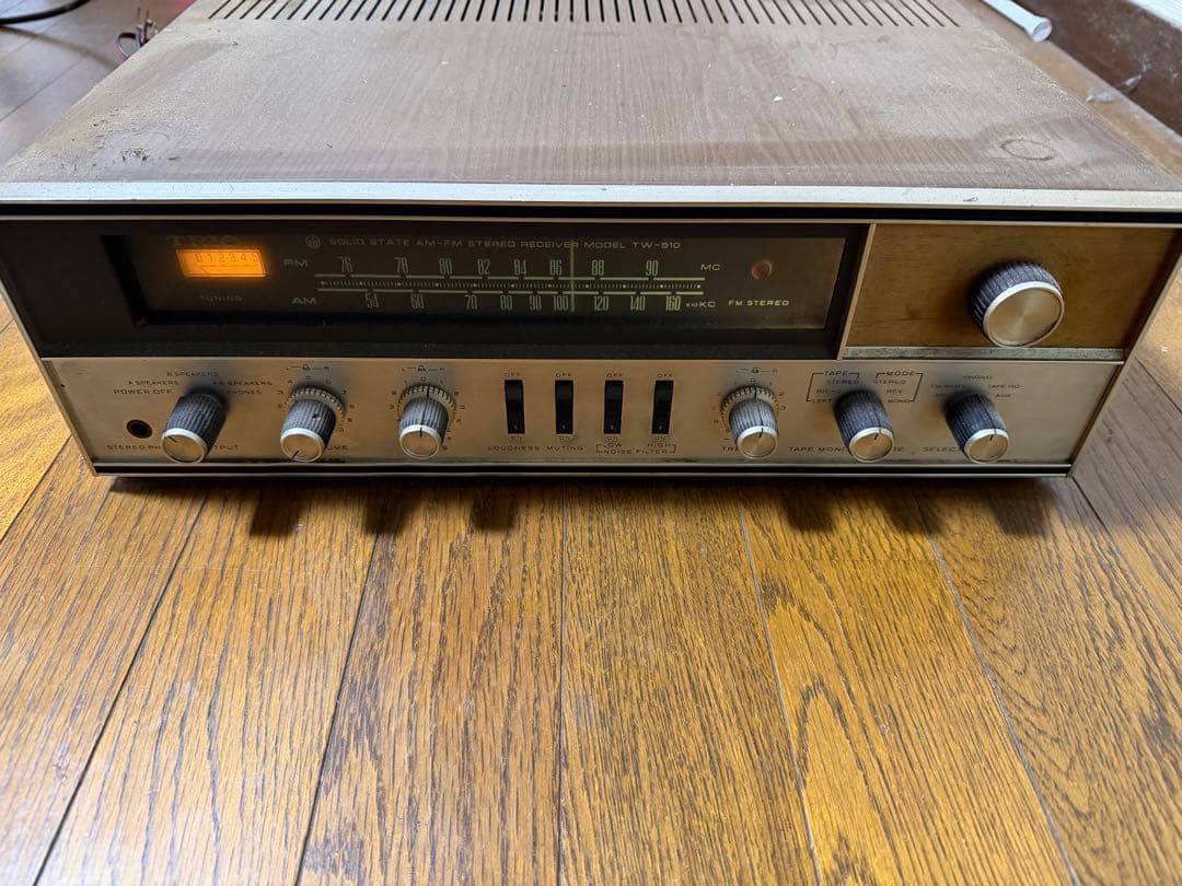 TRIO TW-510 AM/FMステレオレシーバー Yahoo!オークション -「trio ステレオレシーバー」(オーディオ機器) の